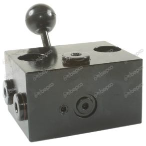 Hydraulisk omskifterventil med indbygget retur