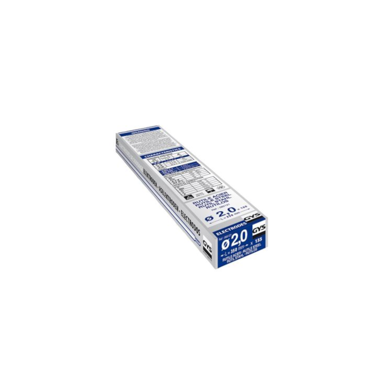 GYS Rutile �2.0 155 stk Svejseelektroder St�l - TYPE GY38 - (� x L) 2.0 mm x 350 mm
