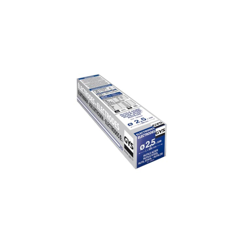 GYS Rutile �2.5 230 stk Svejseelektroder St�l - TYPE GY38 - (� x L) 2.5 mm x 350 mm