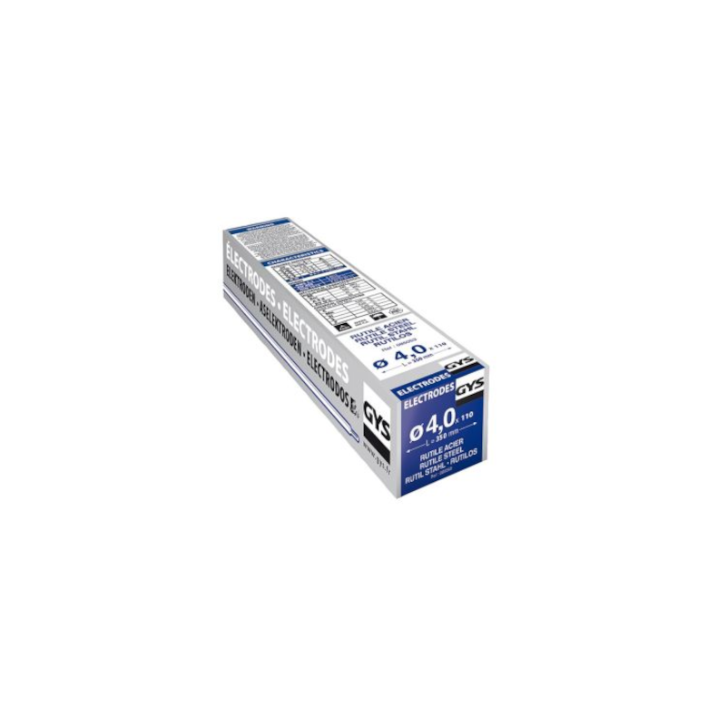 GYS Rutile �4.0 110 stk Svejseelektroder St�l - TYPE GY38 - (� x L) 4.0 mm x 350 mm
