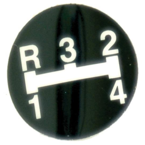 Gearskiftesymbol - R-1-3-2-4