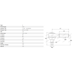 Styrekugle - Bagerst