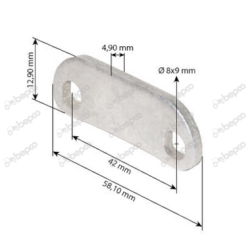 Koblingsstang 11'' - 1 stk