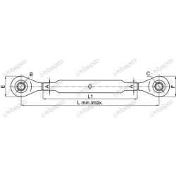Topstang - Cat. 2/2 - 520-810mm