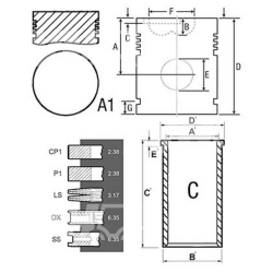 Stempel, Ringe og Finished Forings s�t