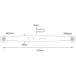Liftarm Kat.1/2 875 mm