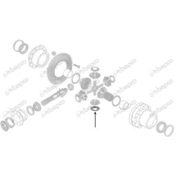 Skive til Differentiale tandhjul - 4 stk